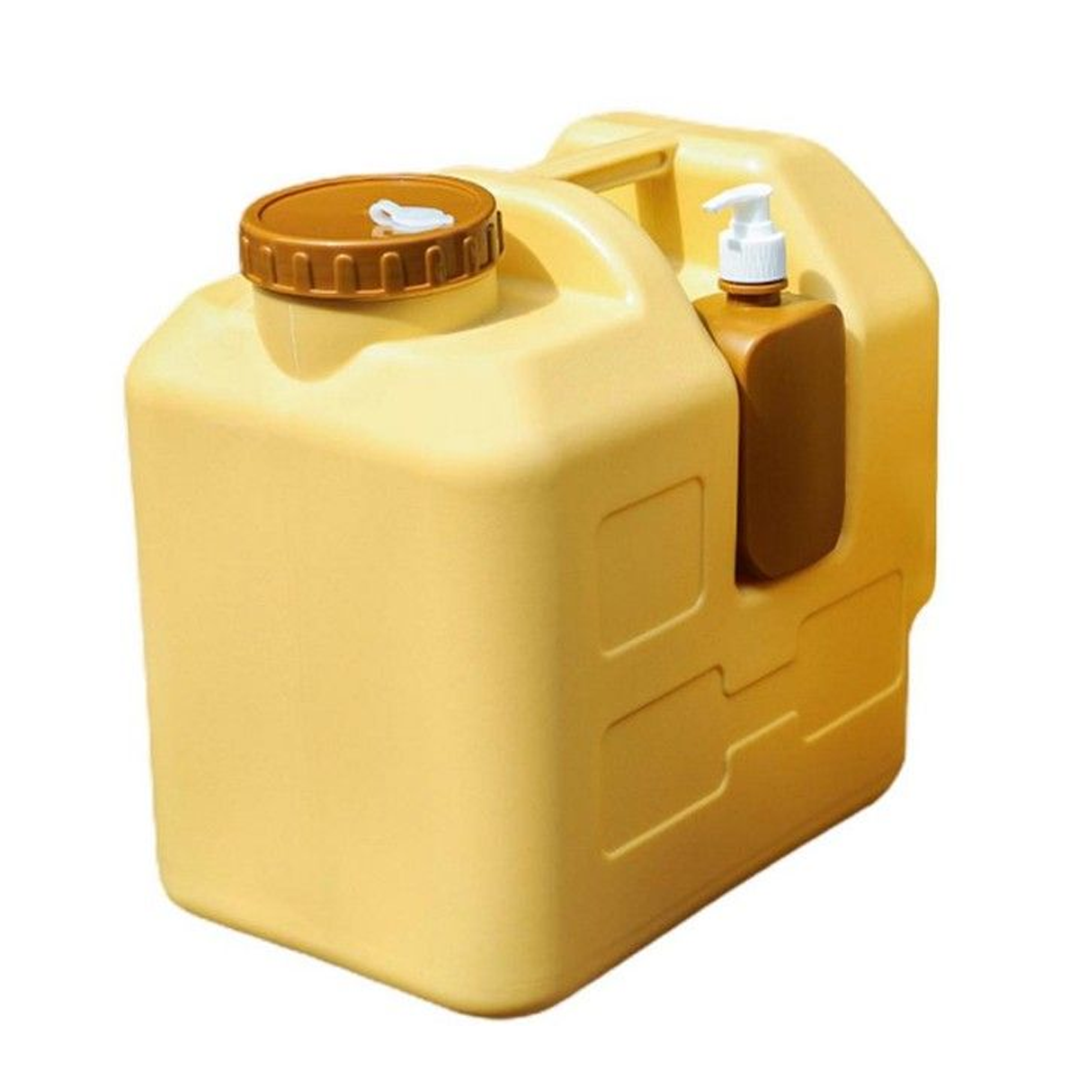 Olmecs Camping Water Tank with Tap and Soap Dispenser, Plastic Water Container - 20 Ltr