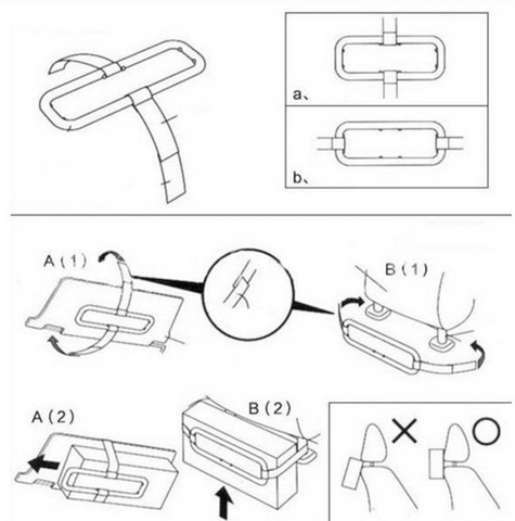 Car tissue paper box holder Auto rear seat headrest support Hold Clip - SquareDubai