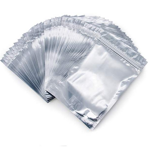 Aluminum Foil Pouch Bags for Coffee Beans / Cookie Snack 50Pc Pack