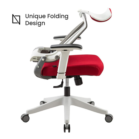 Navodesk Ergonomic Folding Design, Premium Office & Computer Chair - KIKO Chair - Marine Blue