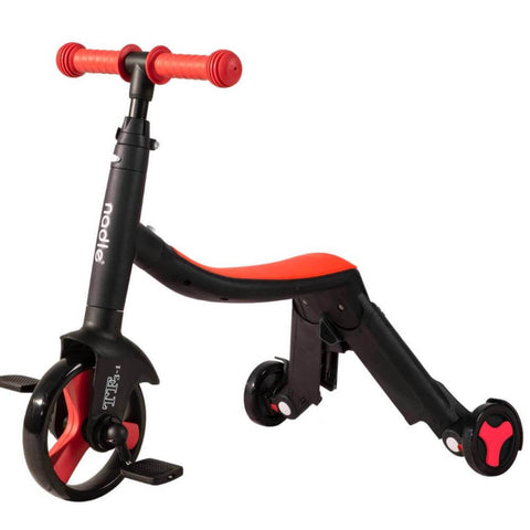 Kids Tricycle Multifunctional Cycle - Nadle (Red)