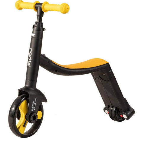 Kids Tricycle Multifunctional Cycle - Nadle (Yellow)