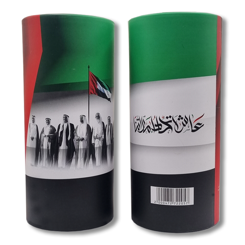 UAE National Day Cylindrical Tissue Boxes (24Pcs Pack) - WILLOW