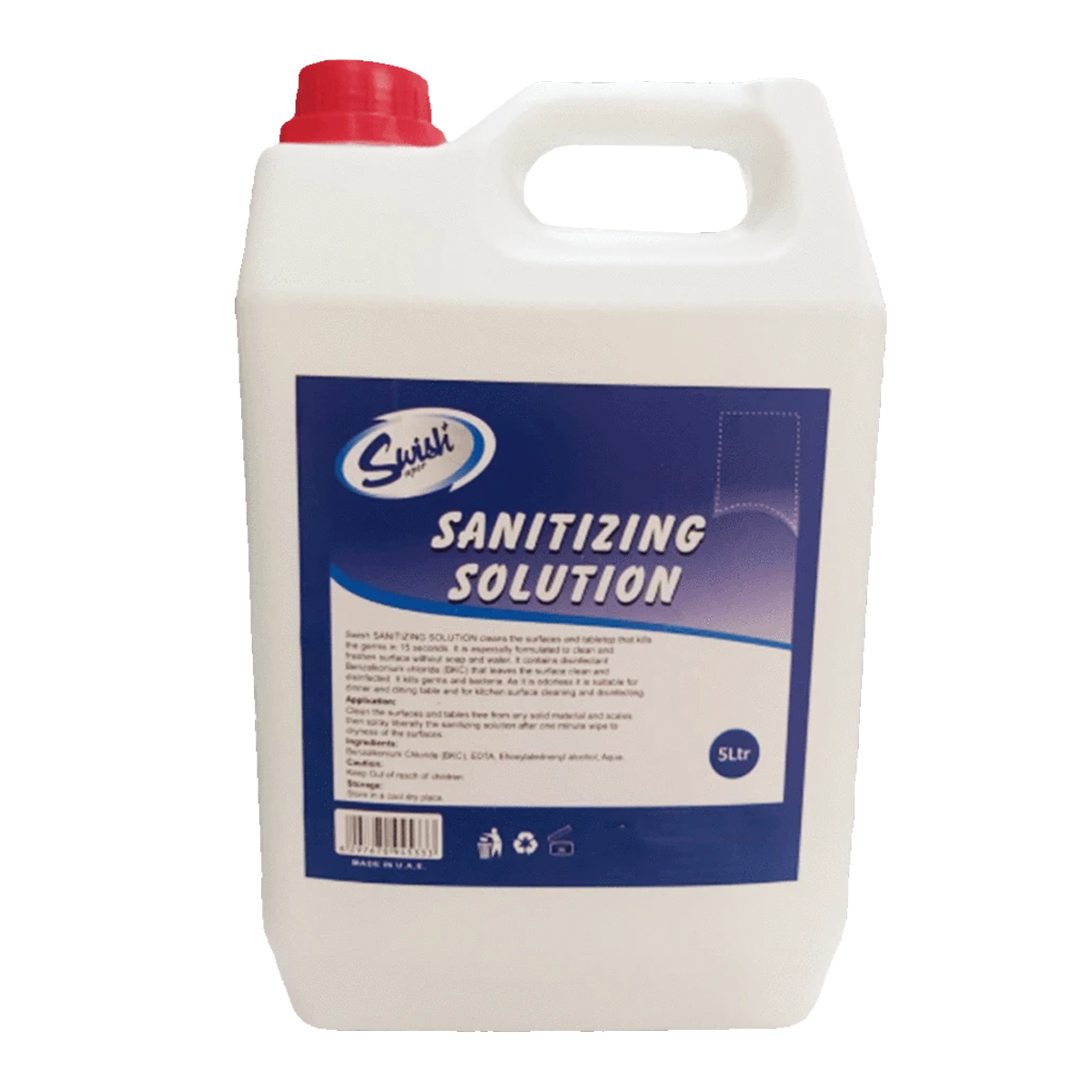 Swish Sanitizing Solution Bulk Refill 5L
