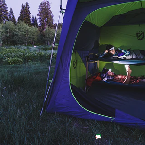 Disc-O-Bed XL with Organizers Includes Height Extension & Foot Pads - Black