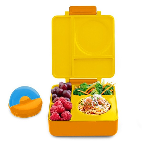 OmieBox Kids Bento Lunch Box with Insulated Thermos - Omielife - Green