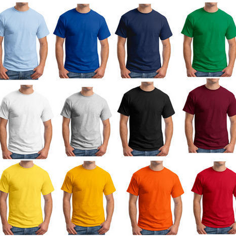Olmecs Pack Of 5 Casual Round Neck T-Shirts For Men (180 GSM) - Random Colours