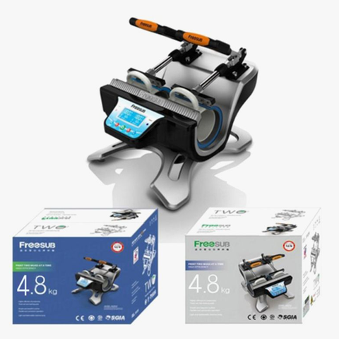 Double Station Mug Heat Press, Upgrade Automatic Digital Sublimation Printing Machine