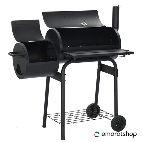 BBQ Grill Smoker Portable Camping Barbecue Cooker Outdoor Cooking