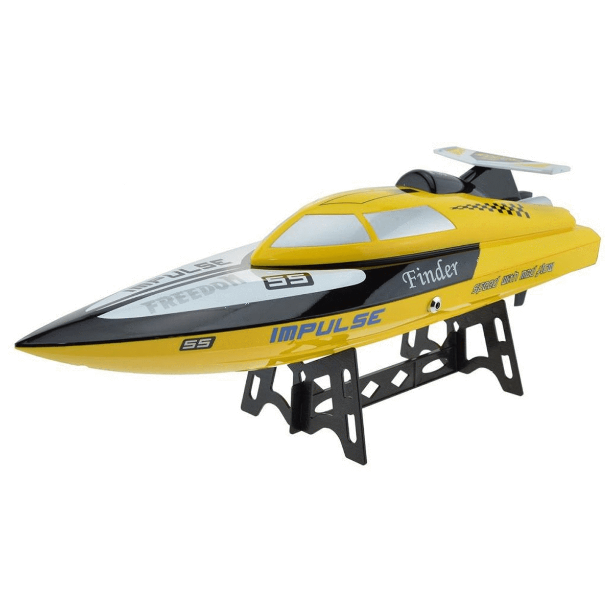 Rechargeable Boat 3-CH R/C Speedboat w/ Radio Remote Controller 25 KM/H