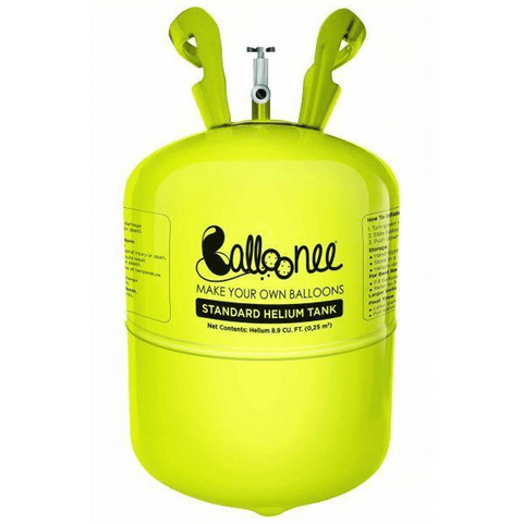Balloonee Standard Party Kit with Helium Gas Tank, 30 Balloons and Ribbon. - SquareDubai