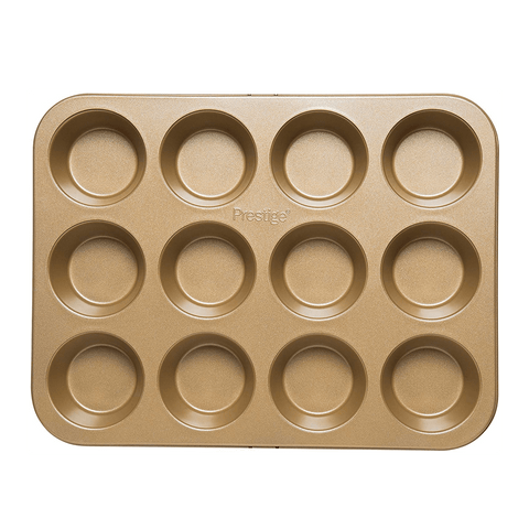 Prestige Moments Steel 12 Cup Muffin Tin - Champagne
