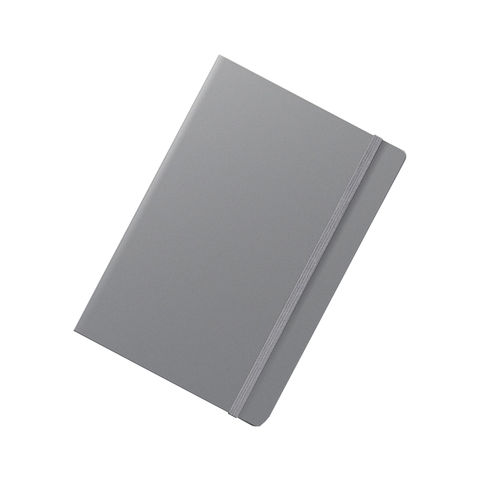 Olmecs PU Soft Leather Covered Notebook With Elastic Strap - Yellow