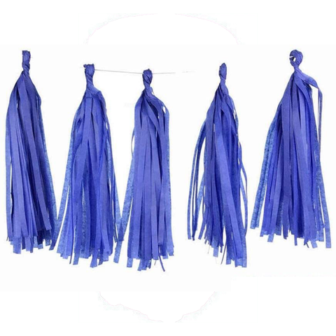 25Pcs/Lot 5 Mixed Random Colour Diy Tissue Paper Tassel Garland For Kids  Birthday Party