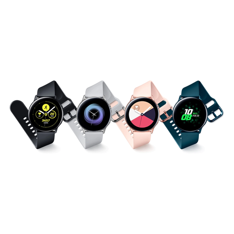 Samsung Galaxy Watch Active - 40mm, IP68 Water Resistant, Wireless Charging, SM-R500N - Rose Gold