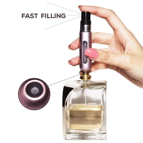 Refillable Perfume Empty Spray Bottle  for Traveling and Outgoing 4 Pcs Pack of 5ml - Willow
