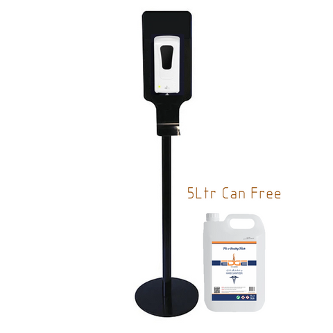 1000ML Floor-Standing Automatic  Induction Hand Sanitizer Dispenser with Metal Stand - EDGE