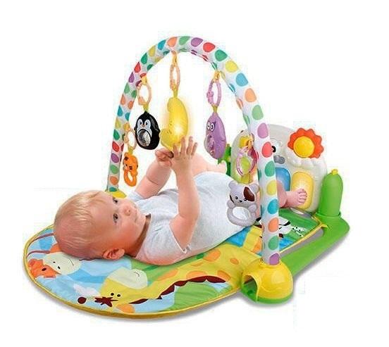 Baby Toys Piano Playmat 2 in 1 fitness frame - Little Angel