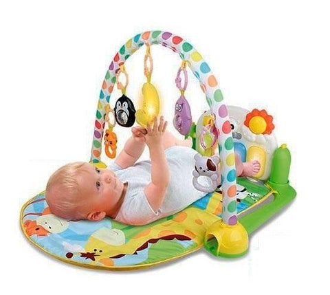 Baby Toys Piano Playmat 2 in 1 fitness frame - Little Angel