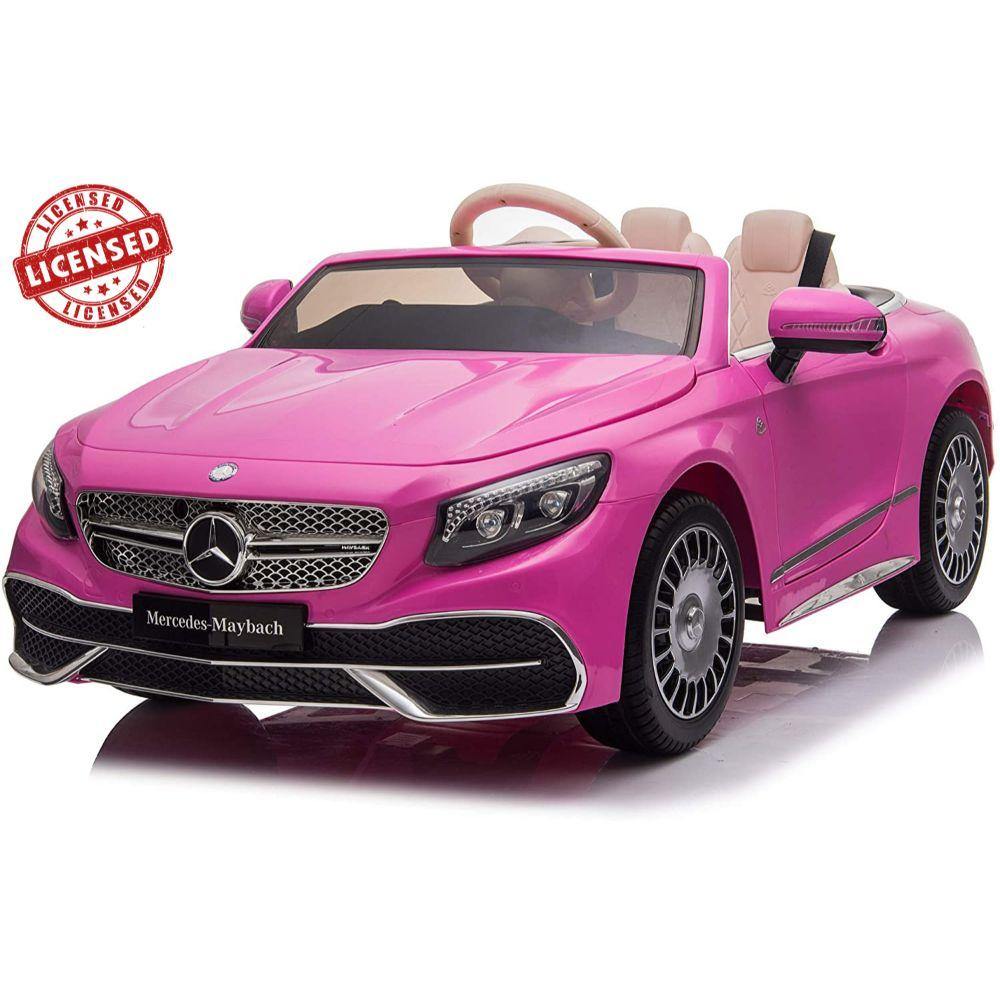 Mercedes Maybach S650 Kids Licensed Ride-On Car - Pink