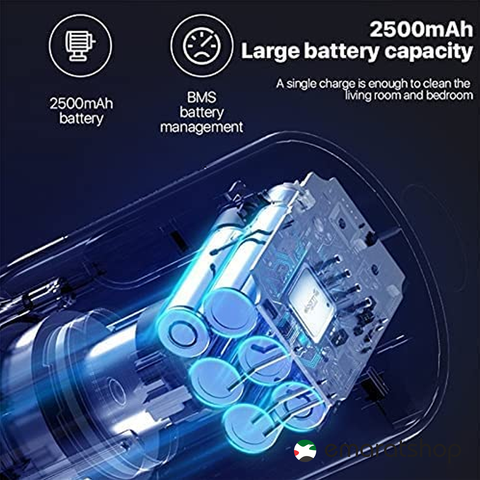 Deerma VC811 Wireless Handheld Vacuum Cleaner | Light Weight | Auto-Rotating Roller Brush