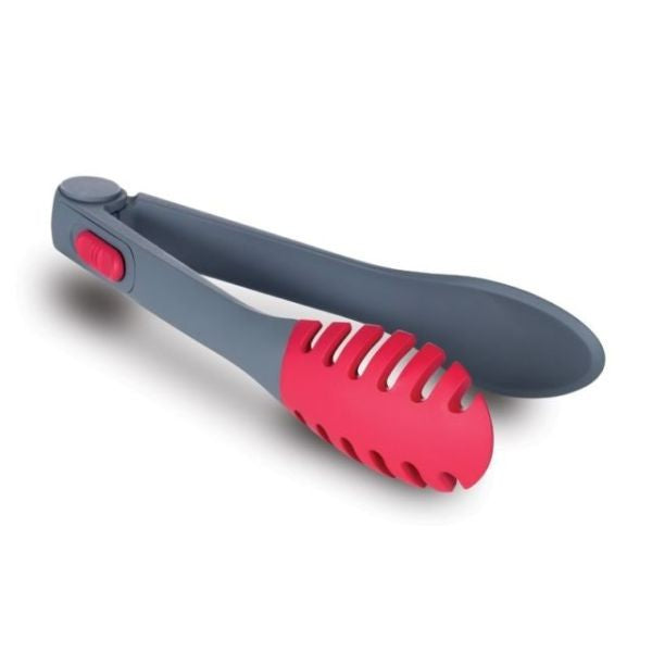 Nylon and Silicone Pasta Tong Red / Grey - Zyliss