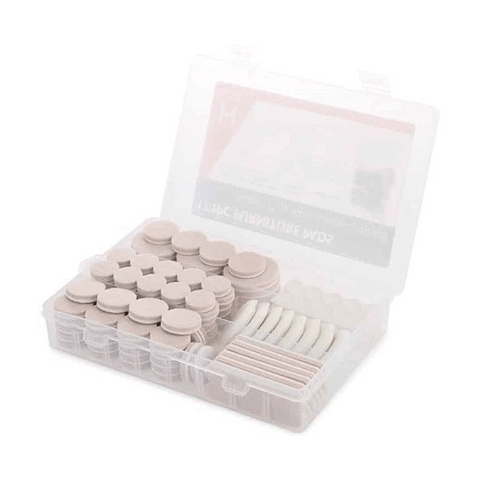 171 Piece Furniture Pads in Case - White - SquareDubai