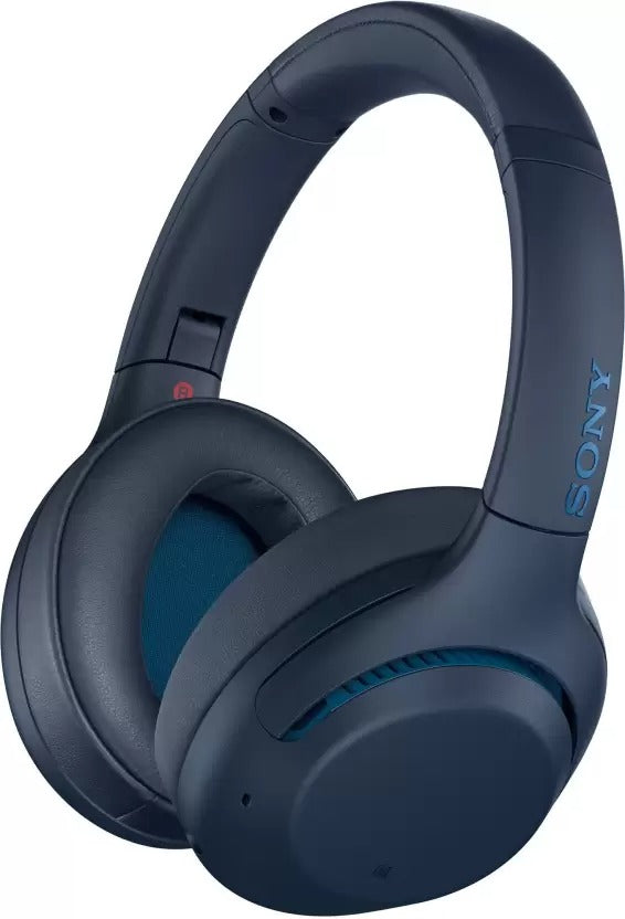 Sony WH-XB900N Wireless Noise-Cancelling Bluetooth Over-Ear Headphones - Blue