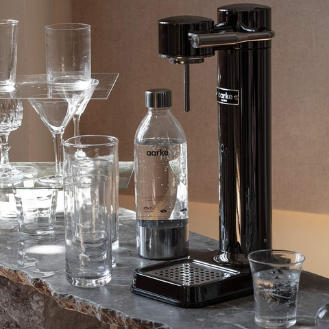 Carbonator III Sparkling Water Maker, AAC3-BLACK CHROME - Aarke