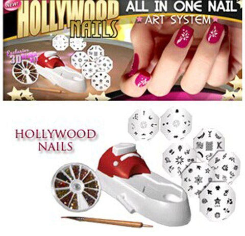 Hollywood Nails All in One Nail Art System