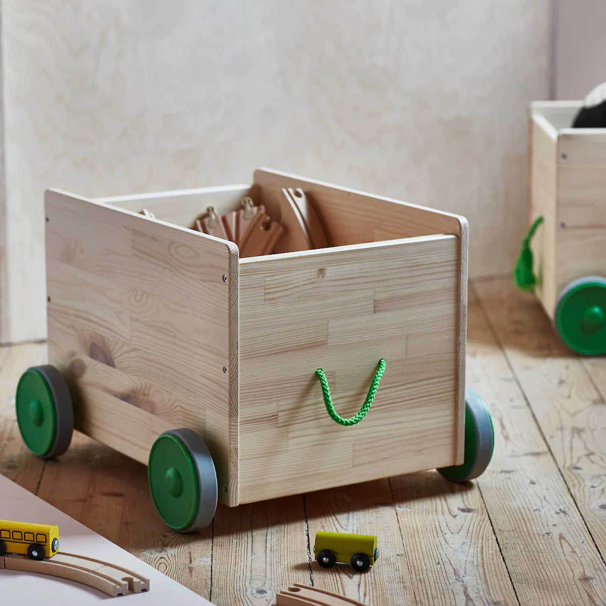Toy storage with wheels - FLISAT