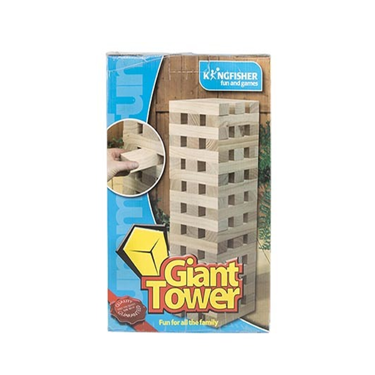 Kingfisher Giant Wooden Tower Block Game