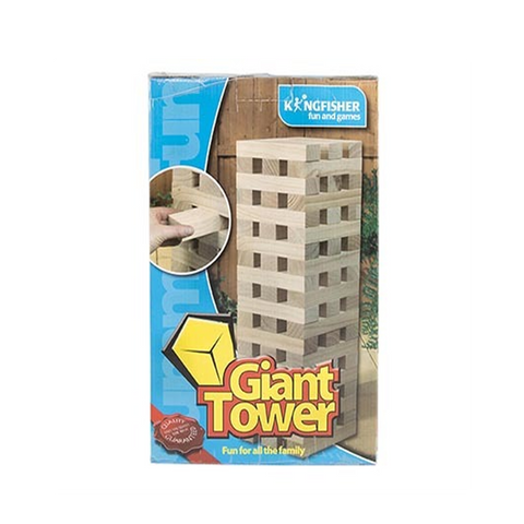 Kingfisher Giant Wooden Tower Block Game