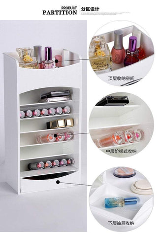 lipstick and nail polish organizer