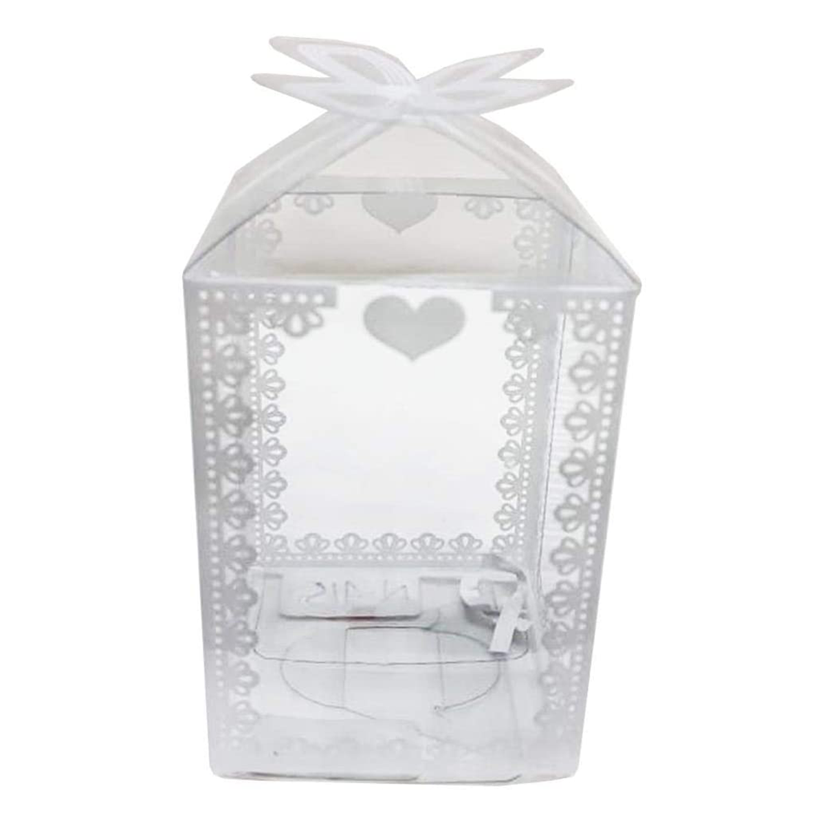 Clear Transparent Gift Boxes 12 Pc Pack - 6x6x15cm - Willow