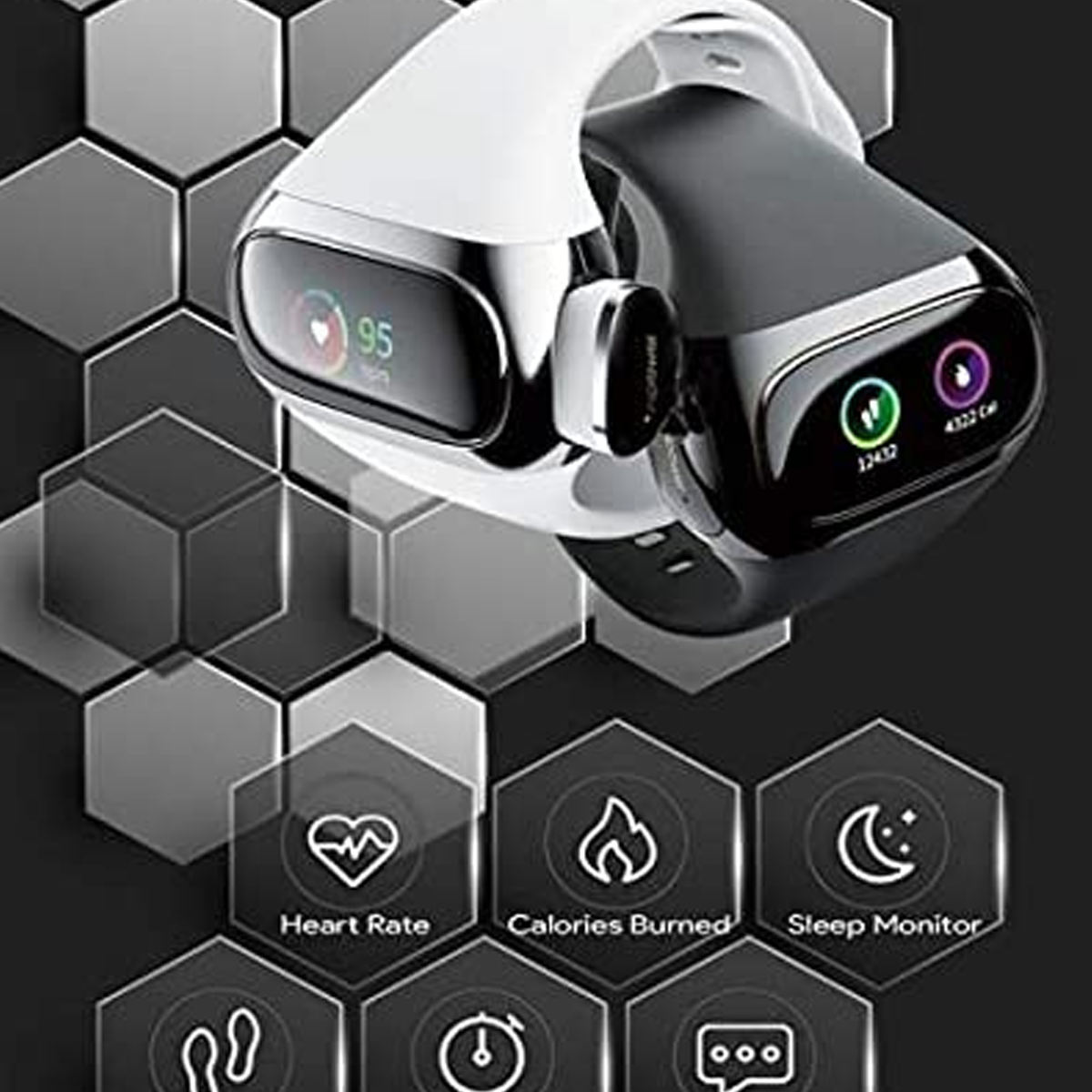 Aipower Wearbuds Pro Wireless Headphones 2 in 1 with Bluetooth 5