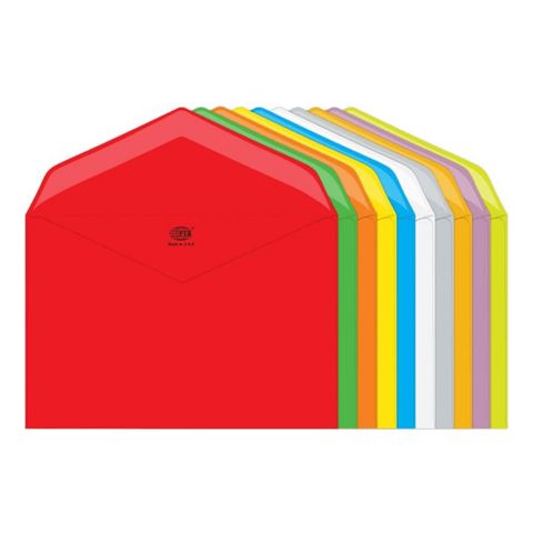 Color Envelopes, Glued Pack of 50 Pcs. 145 X 200 mm, 80 GSM
