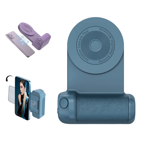 Magnetic Camera Handle Bluetooth Bracket 3 in 1 Camera Holder Grip