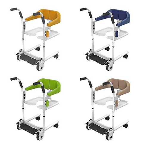 Rehabilitation Therapy Multifunction Patient Transfer Commode Wheelchair