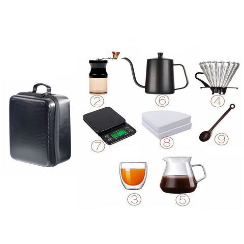 Kava Noir V60 Barista Coffee Accessories Set