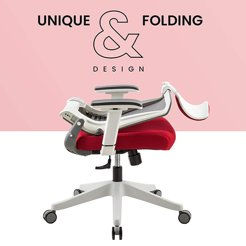 Navodesk Ergonomic Folding Design, Premium Office & Computer Chair - KIKO Chair - Mint Green