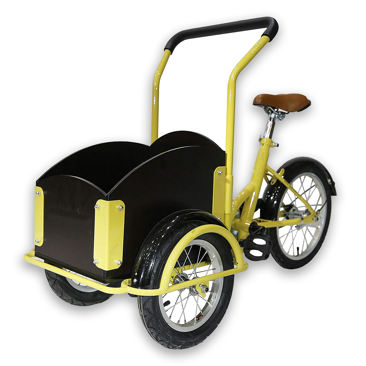 EMMA Children tricycle trike Cargo bike with wood basket cycle