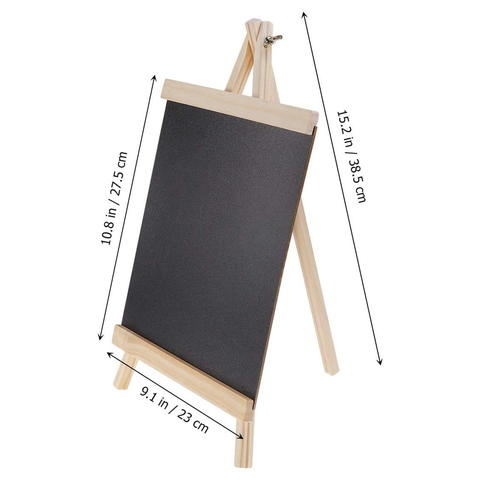 Small Chalk Board with Stand Chalk Board Signs for Tables Fashion Wooden Mini Chalkboard