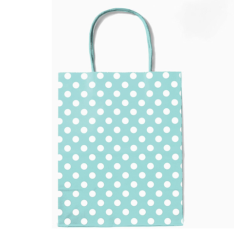 Green Polka DOT Biodegradable, Food Safe Ink & Paper, Premium Quality  Kraft Bag 21x15x8cm (12 Pc Pack)