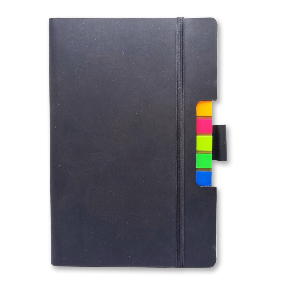PU Covered Notebook With Sticky Note - Light Brown – Emaratshop