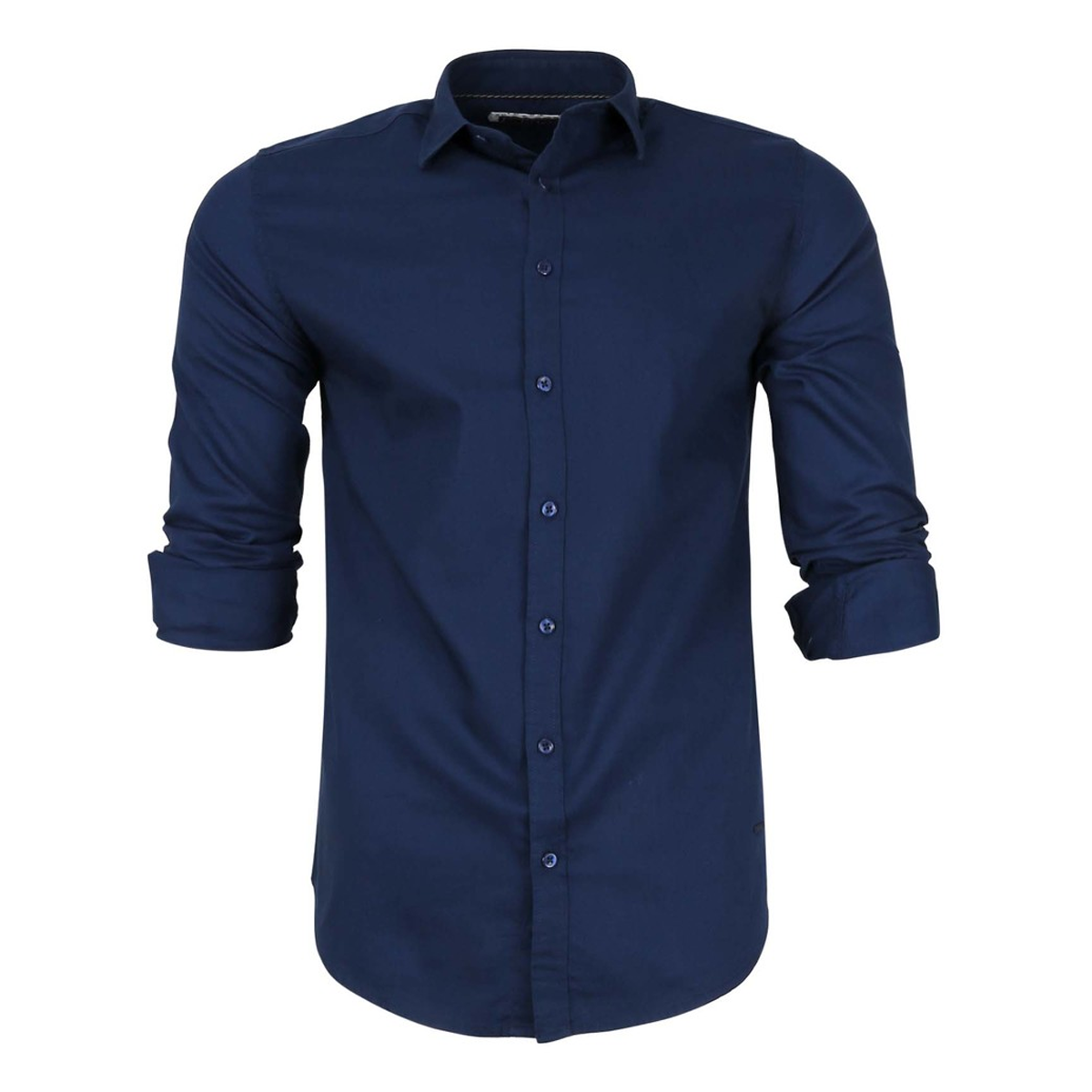 Men's Casual Shirt Long Sleeve 2025 Royal Blue - Debackers