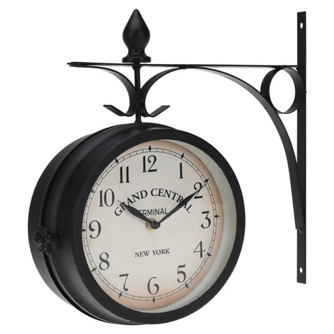 Analog Wall Clock with Metal Hanger (33 cm)