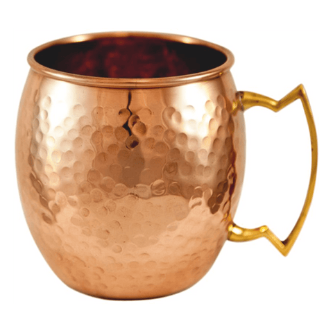 SQUARE Copper Hammmered Mule Mug