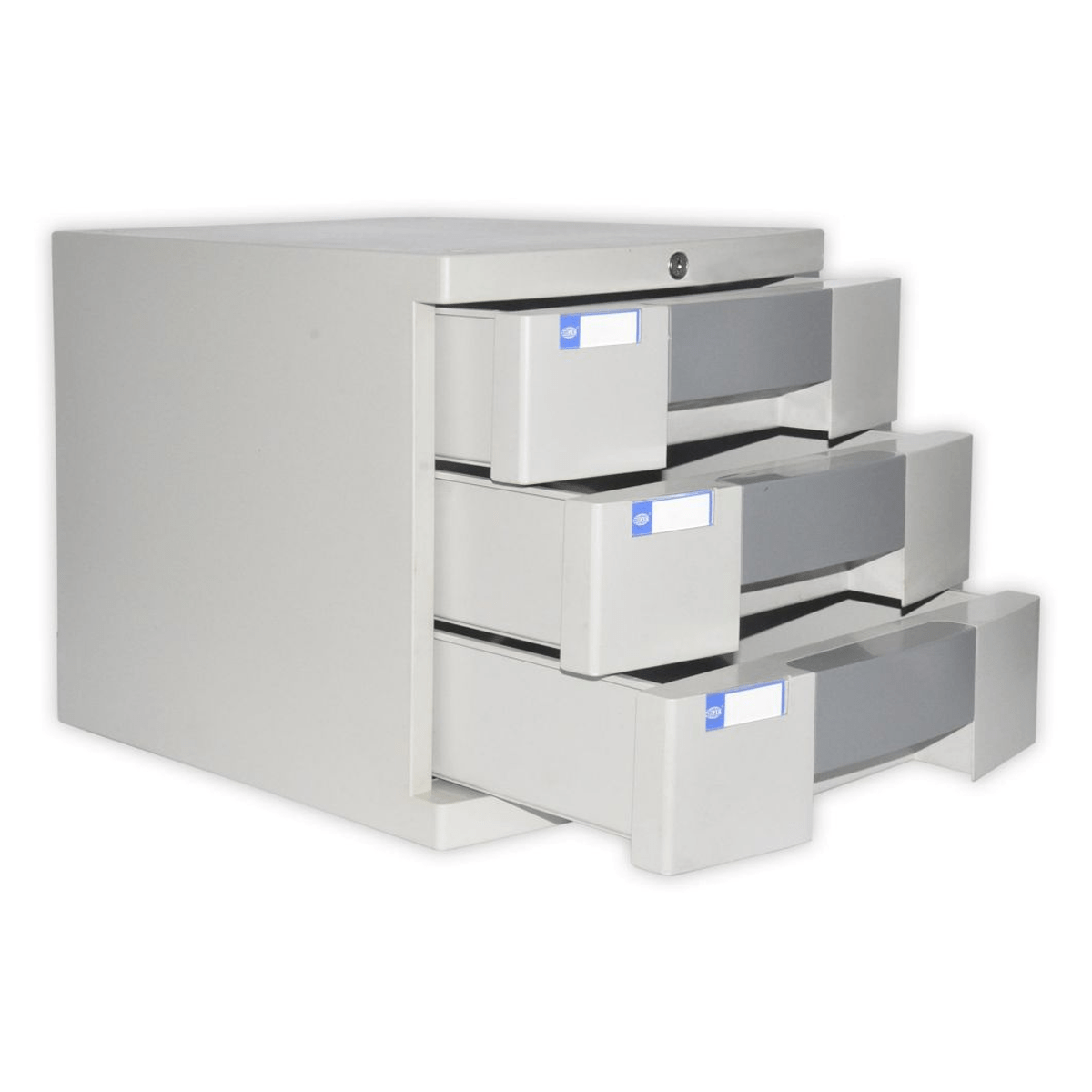 File Cabinet (Plastic) With key, 3 Drawers