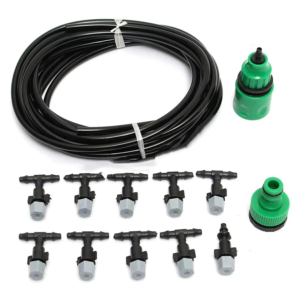 Patio Misting Kit Assembly - 1/4 Inch Misting Line 5 Minute Installation